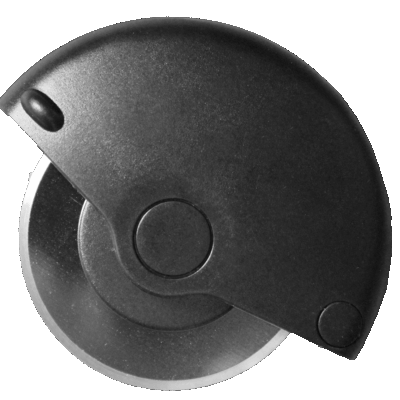 Black Stainless Steel Pizza Cutter