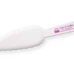 Flat Cake Knife White