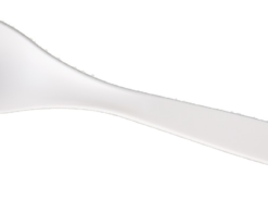 White NDB Solid Spoon