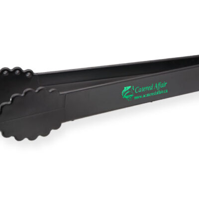 LoTech Sales 9.5 inch Tongs, black plastic, marketing, customization