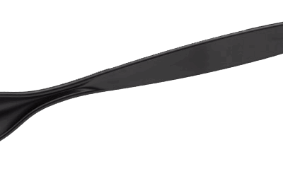 Black 9" Condiment Spoon