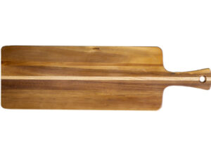 web Acacia Large Inlay Bread Board with Handle
