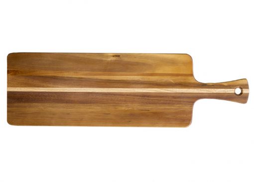 web Acacia Large Inlay Bread Board with Handle