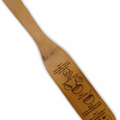12″ Bamboo Long Blade Spatula