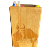Bamboo Canister with Engraved
