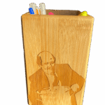 Bamboo Canister with Engraved