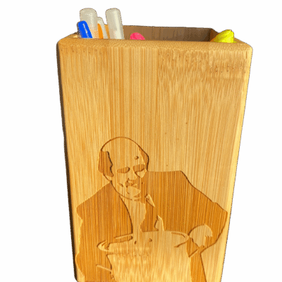 Bamboo Canister with Engraved