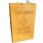 Bamboo Canister with Engraved no Utensils