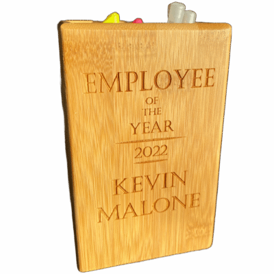 Bamboo Canister with Engraved no Utensils