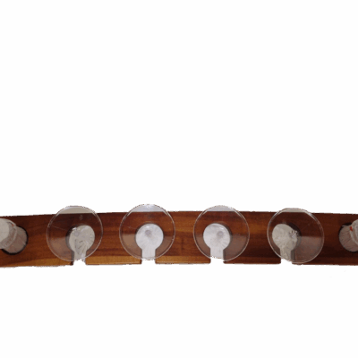 Wine Holder from above with glasses