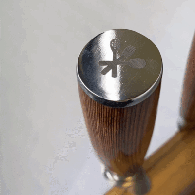 Knife Handle Engraved