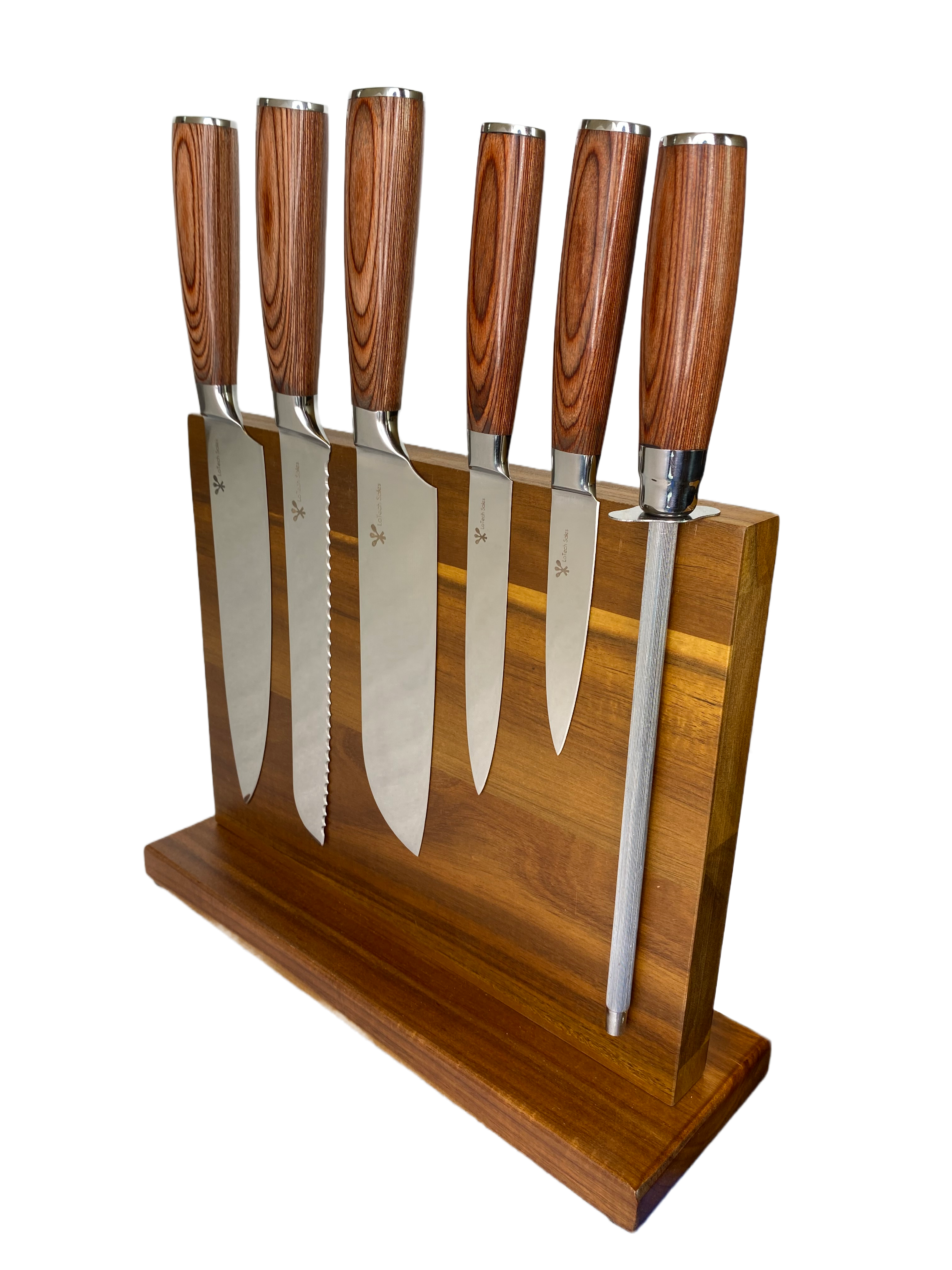 Knife Set With Block Created 20 pcs Block Knives Set HOABLORN Chef's Set:  AK01, Extra Cutting Board in a Luxurious Knife Holder, Big Value and  Elegant