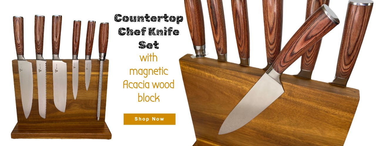 Countertop chef Knife set