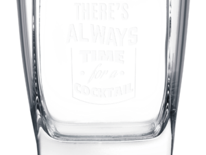 10.5 oz Square On the Rocks Glass by LoTech Sales