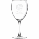LoTech Sales 10.5 oz. wine glass - customizable with laser engraving