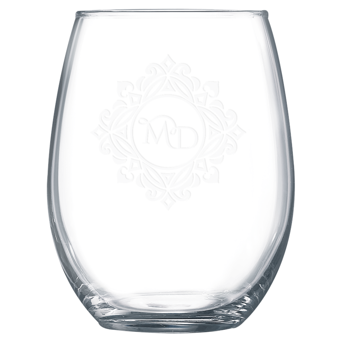 LoTech Sales 15 oz. stemless wine glass - customizable with laser engraving
