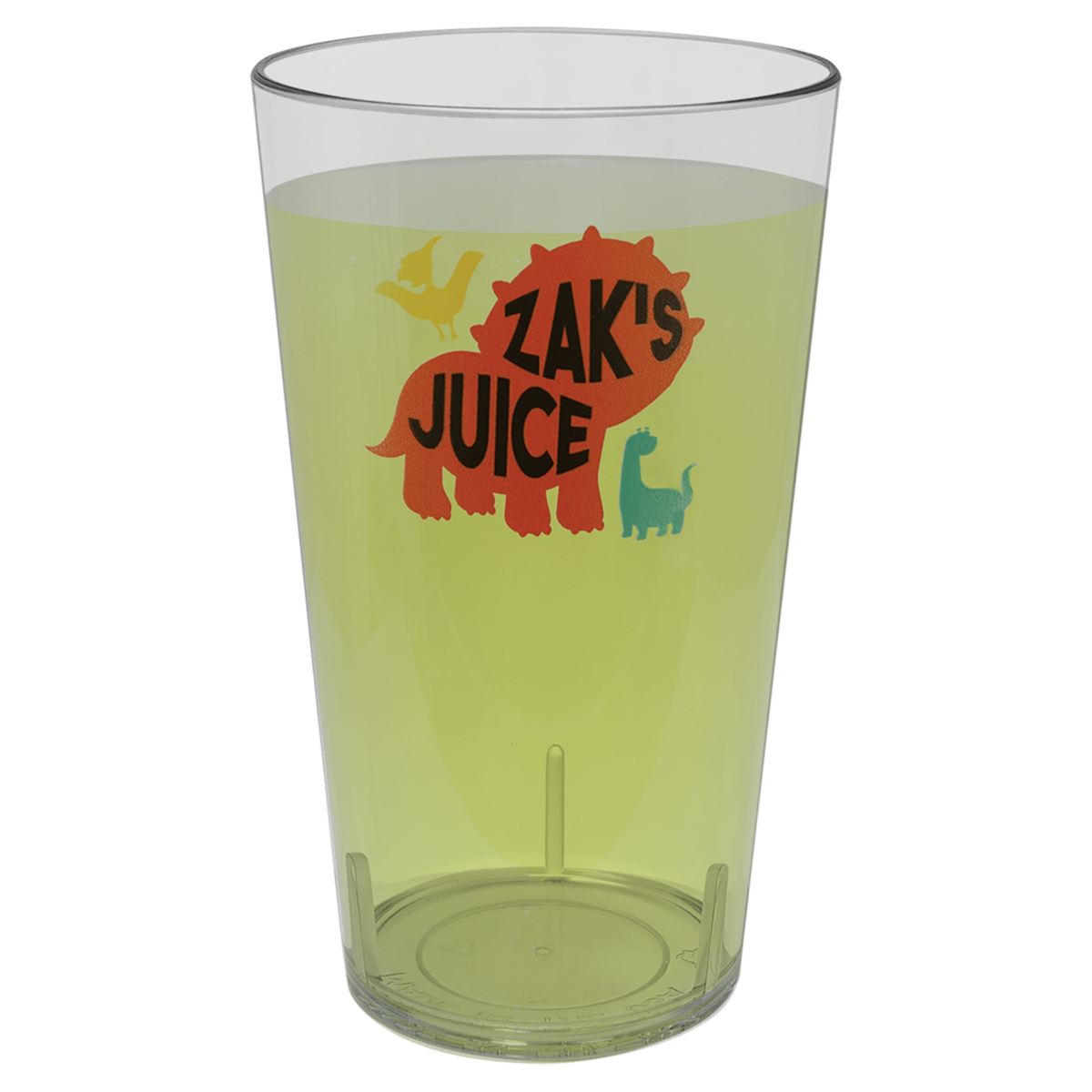 LoTech Sales 16 oz laserable clear plastic cup customizable reusable microwave safe