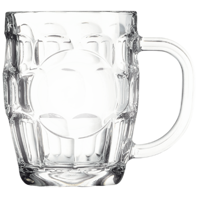 20 oz. Beer Mug with Oval Engraving Area and Handle