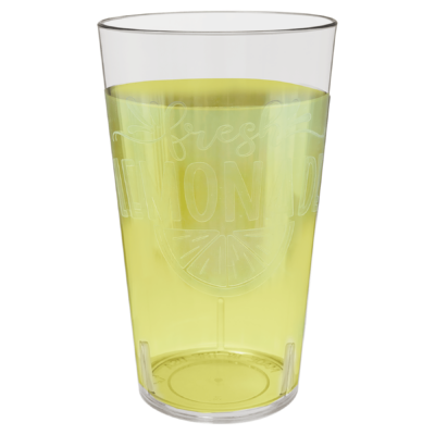 LoTech Sales 24 oz durable plastic cups. Customizable, classic design, reusable, dishwasher safe.