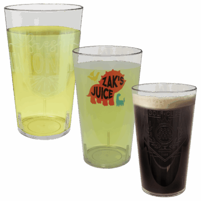 Plastic cup set