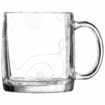 12 1/4 oz. Clear Coffee Mug