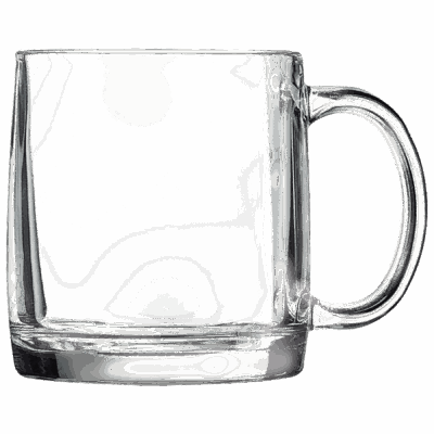 12 1/4 oz. Clear Coffee Mug
